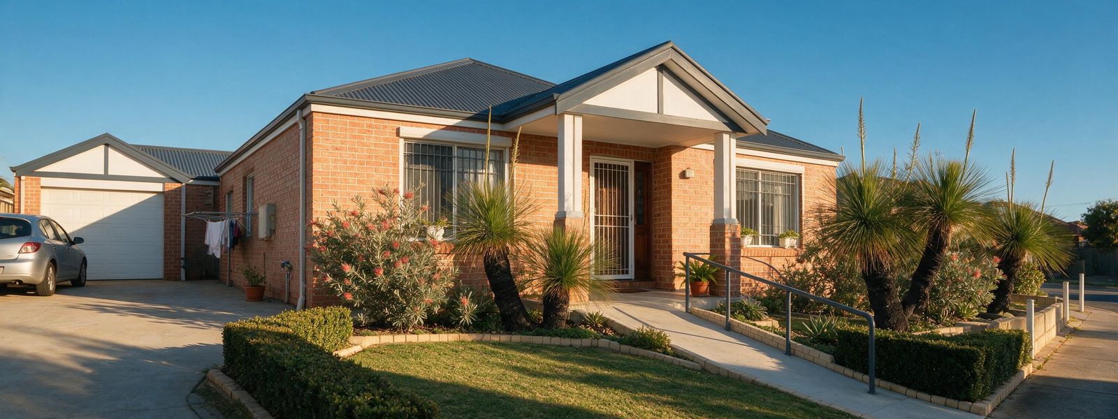 A quiet residential street in suburban Adelaide where Complete Choice supports people in shared homes