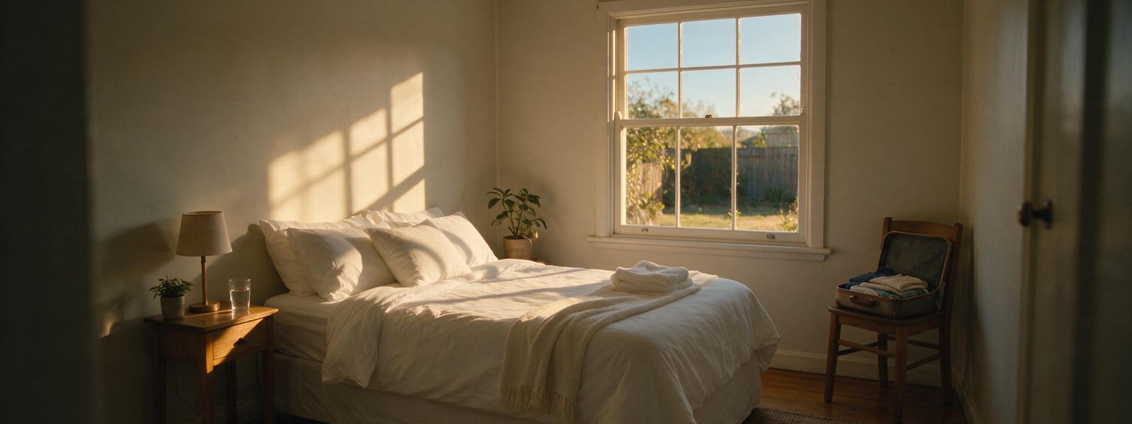 A furnished bedroom in a Complete Choice medium term accommodation property in Adelaide