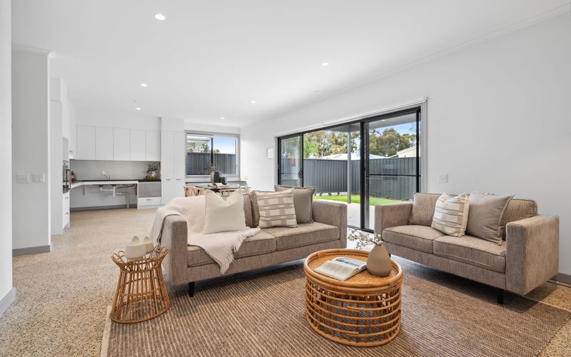 The open lounge of a Complete Choice supported living home in Salisbury North